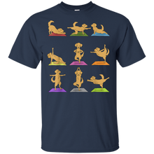 Load image into Gallery viewer, Golden Retriever Yoga T-Shirt Funny Dogs In Yoga Poses Shirt