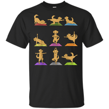 Load image into Gallery viewer, Golden Retriever Yoga T-Shirt Funny Dogs In Yoga Poses Shirt