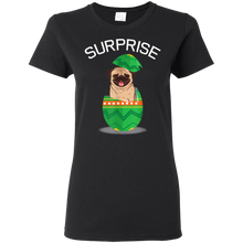Load image into Gallery viewer, Surprise Pug Dog in Easter Eggs Tshirt Easter Gifts